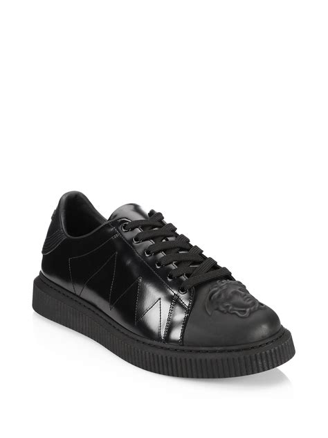 versace medusa leather nyx sneakers